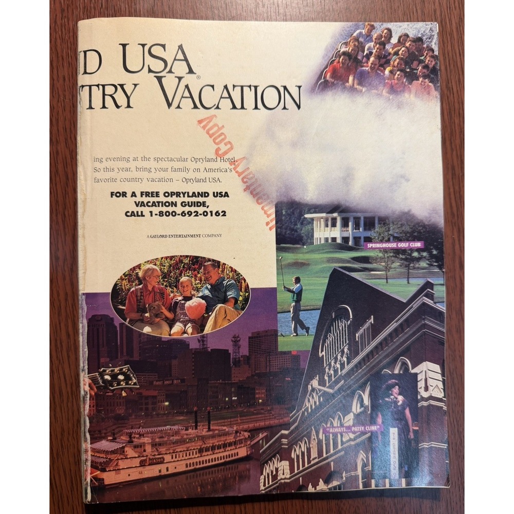 COUNTRY AMERICA Magazine - Year in Photos '94‎ & '95 Yearbook - NO FRONT COVER